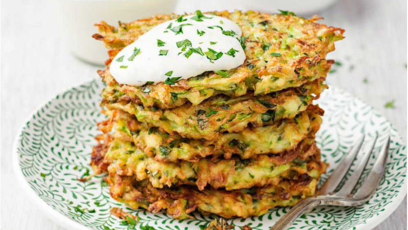 Zucchini and Cheese Fritters Recipe